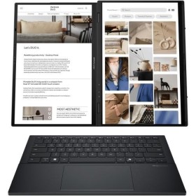 Laptop ASUS Zenbook Duo, UX8406CA-PZ166X, 14.0-inch, 3K (2880 x 1800) OLED 16:10 aspect ratio, Intel® Core™ Ultra 9 Processor 28